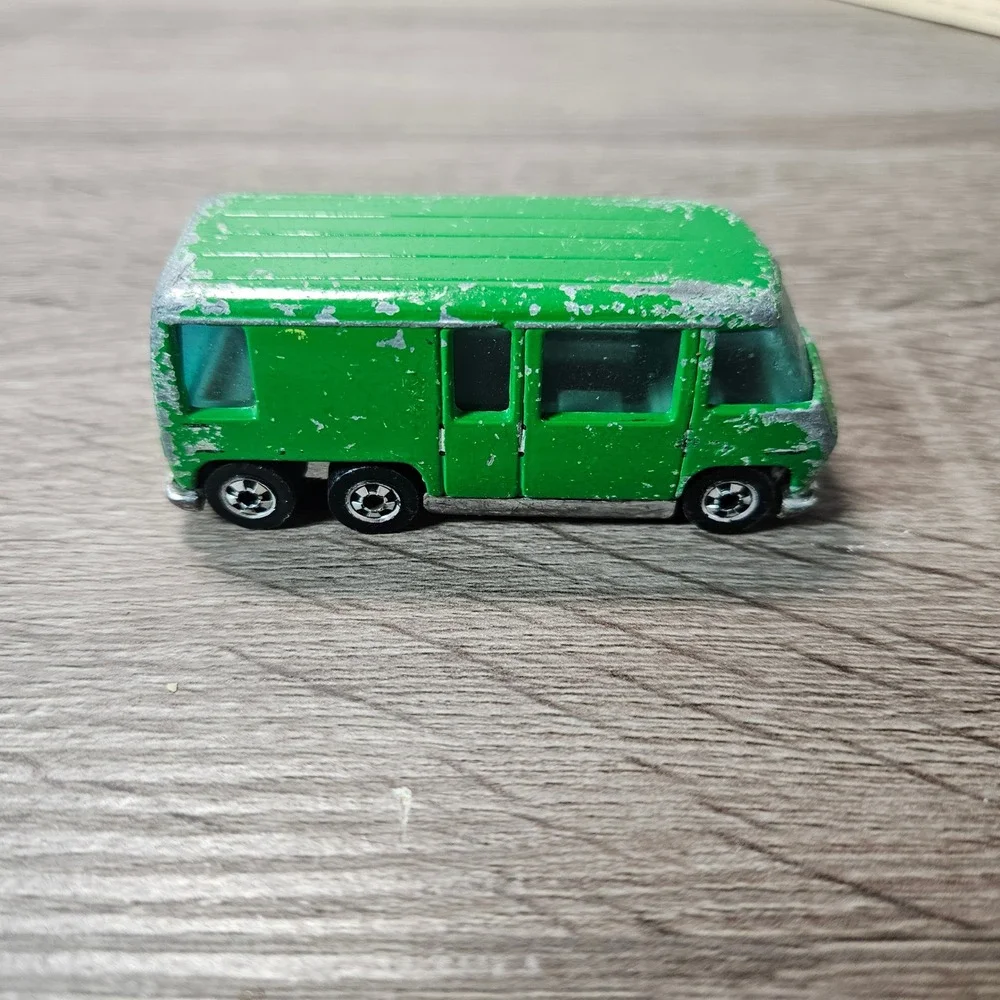 Vintage 1976 Hot Wheels GMC Motor Home Green Palm Beach Diecast RV Hong Kong